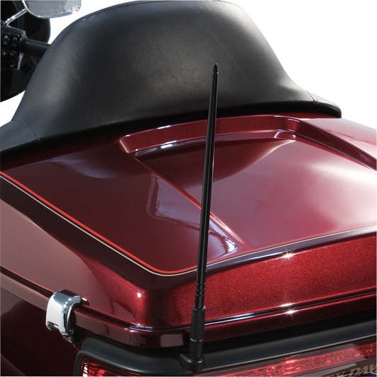 Ciro Black 12" High Caliber Flexible Radio Antenna 1989-2024 Harley Touring FLHX