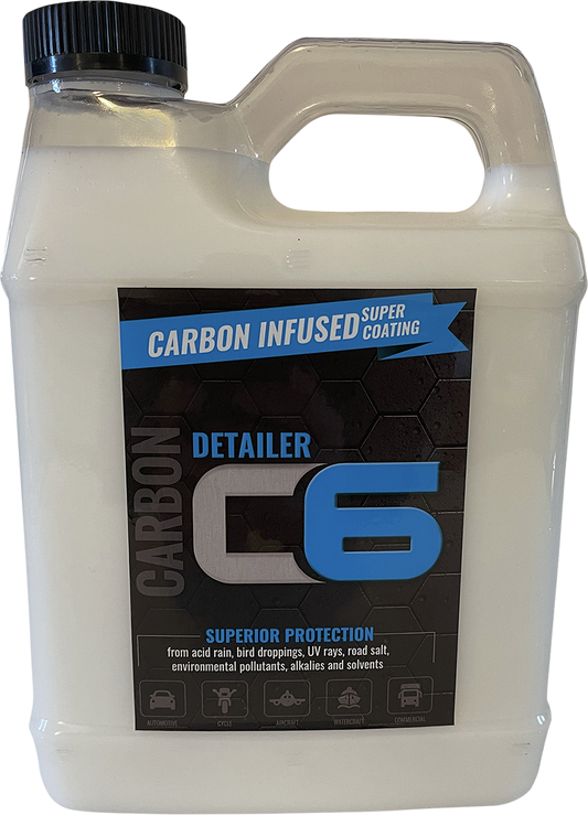 Cycle Care 64oz C6 Carbon Infused Graphene Detailer Cleaner Protectant Bottle