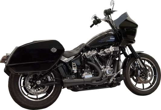 Bassani Ripper Black 2-1 Exhaust System fits 2025 Harley Softail FLHC FXLRST