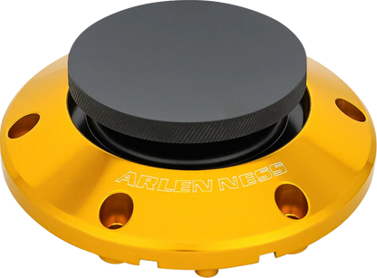 Arlen Ness Gold Pop Up Gas Fuel Cap fits 2023-2026 Harley Street Road Glide M8