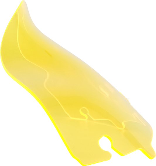 Klock Werks Flare 6.5" Yellow Ice Fairing Windshield 2014-2023 Harley Touring