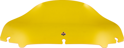 Klock Werks Kolor Flare 6.5" Yellow Windshield for 2014-2023 Harley Touring FLHX