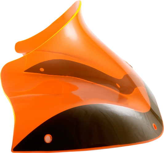 Klock Werks  8" Kolor Flare Orange Ice Windshield 1998-2013 Harley Road Glide