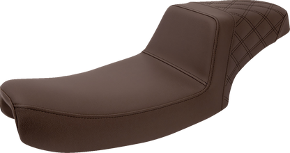 Saddlemen Brown Step Up Gelcore Seat fits 1991-1995 Harley Dyna FXDC FXDB FXDL