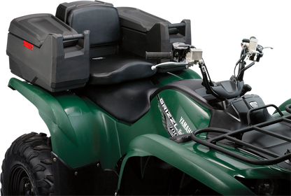 Moose Black ATV Lockable Dynasty Rear Cargo Rack Gear Storage Trunk & Seat