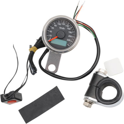 Drag Specialties KPH Electronic Speedo Odometer Speedometer Harley Davidson