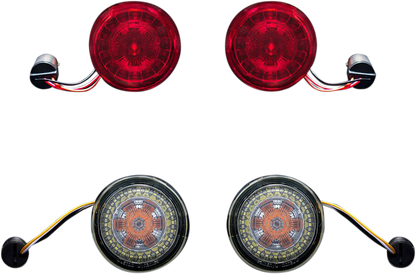 Custom Dynamics Probeam Front & Rear LED Turn Signal Kit for 2011-2024 Harley