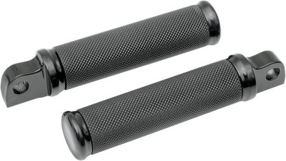 Drag Specialties Black Hotop Male Mount Driver Folding Footpegs for Harley