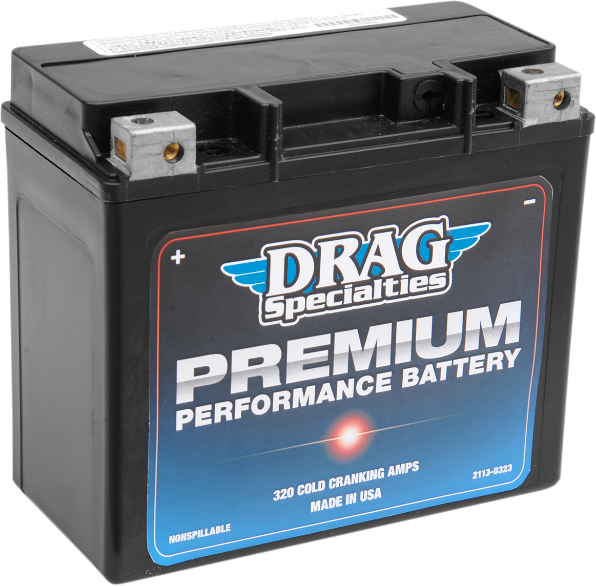 Drag Specialties Premium Performance Motorcycle Battery 1983-2000 Harley FXR