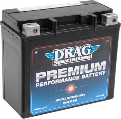 Drag Specialties Premium Performance Motorcycle Battery 1983-2000 Harley FXR