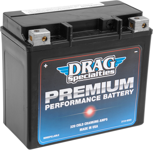 Drag Specialties Premium Performance Motorcycle Battery 1983-2000 Harley FXR