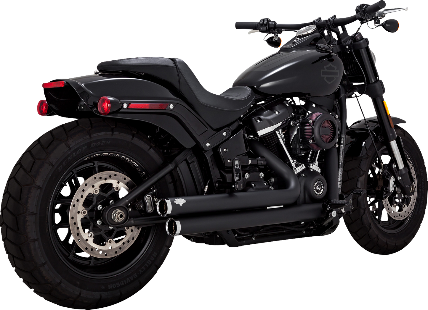 Vance & Hines Big Shots Staggered Full Exhaust System 1986-2017 Harley Softail