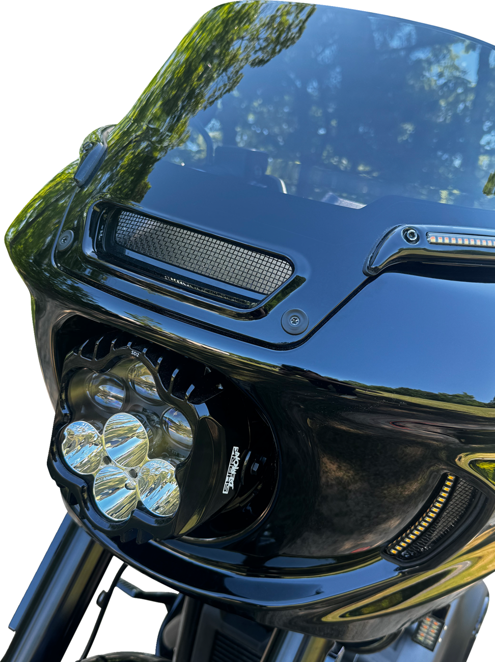 Custom Dynamics Front Fairing Mesh Vent Insert for 2022-2024 Harley Low Rider ST