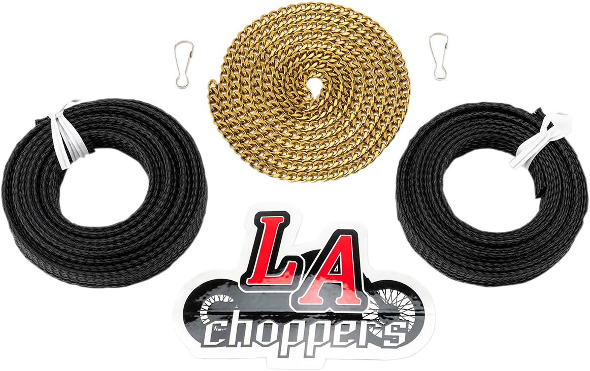 La Choppers Easy Hero Handlebar Wiring Install Kit for Harley Davidson FLHX FLHT