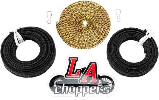 La Choppers Easy Hero Handlebar Wiring Install Kit for Harley Davidson FLHX FLHT