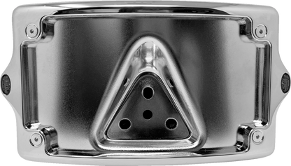 Kodlin Elypse Chrome Curved LED License Plate Kit for 3-Hole Mount Harley Models