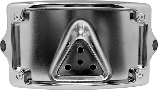 Kodlin Elypse Chrome Curved LED License Plate Kit for 3-Hole Mount Harley Models