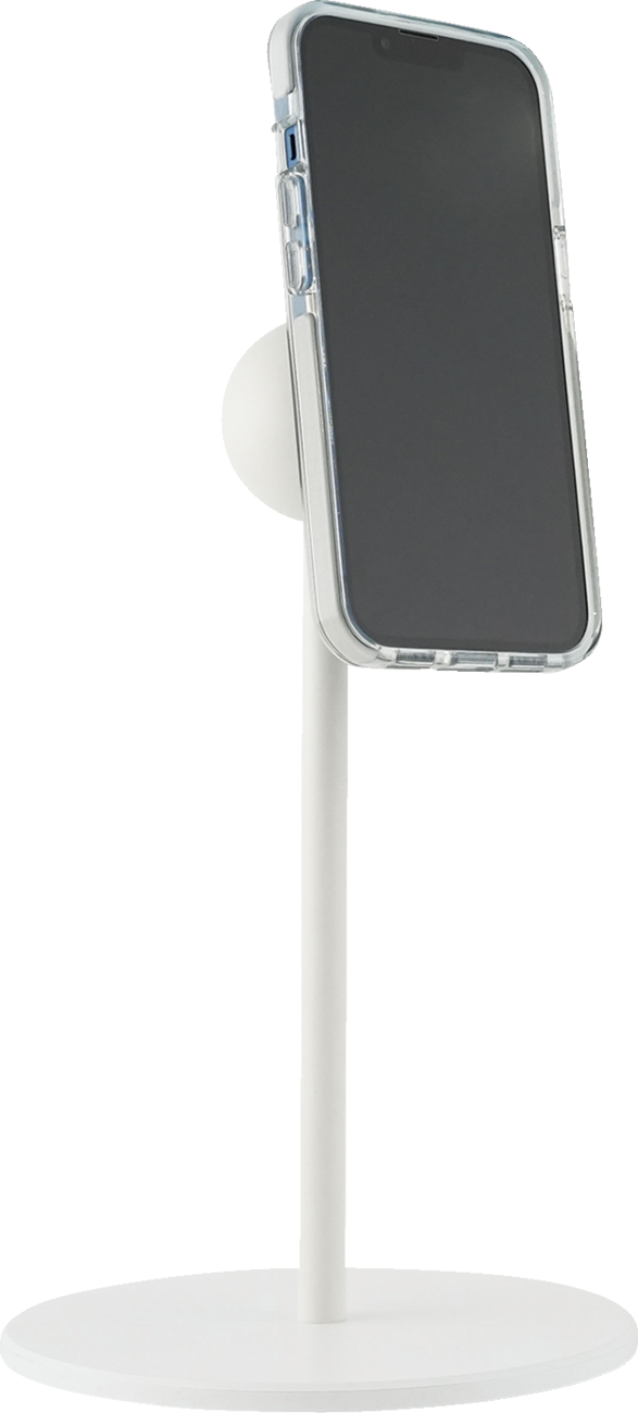 Klock Werks iOstand 9.75" White Universal Magnetic Tablet Phone Mount Stand