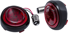 Ciro Fang Rear Red LED Motorcycle Turn Signal Inserts 2007-2024 Harley Softail