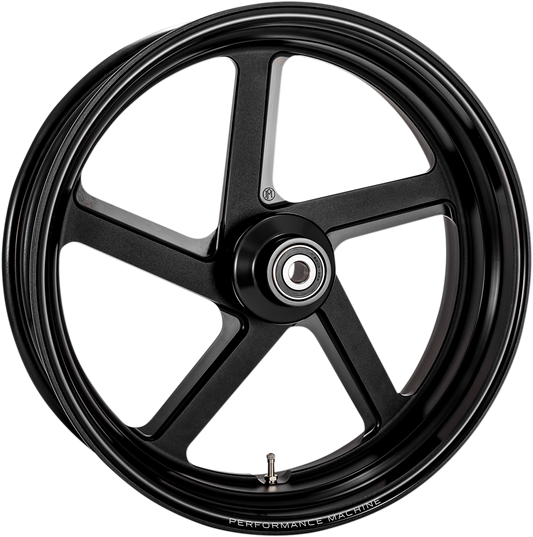 Performance Machine Black Pro-AM ABS 18" Rear Wheel 2009-2022 Harley Touring