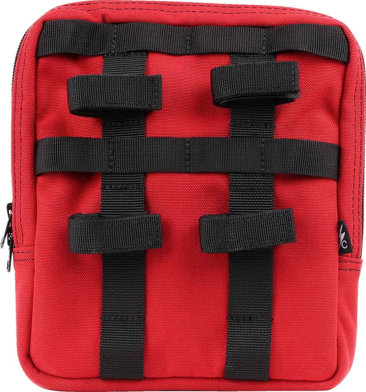 Thrashin Supply Red Motorcycle Handlebar Storage Bag Slim for Harley THB-0034