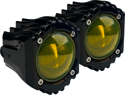 Custom Dynamics Shark Demon LED Fog Light Kit 2025-26 Harley Breakout Low Rider