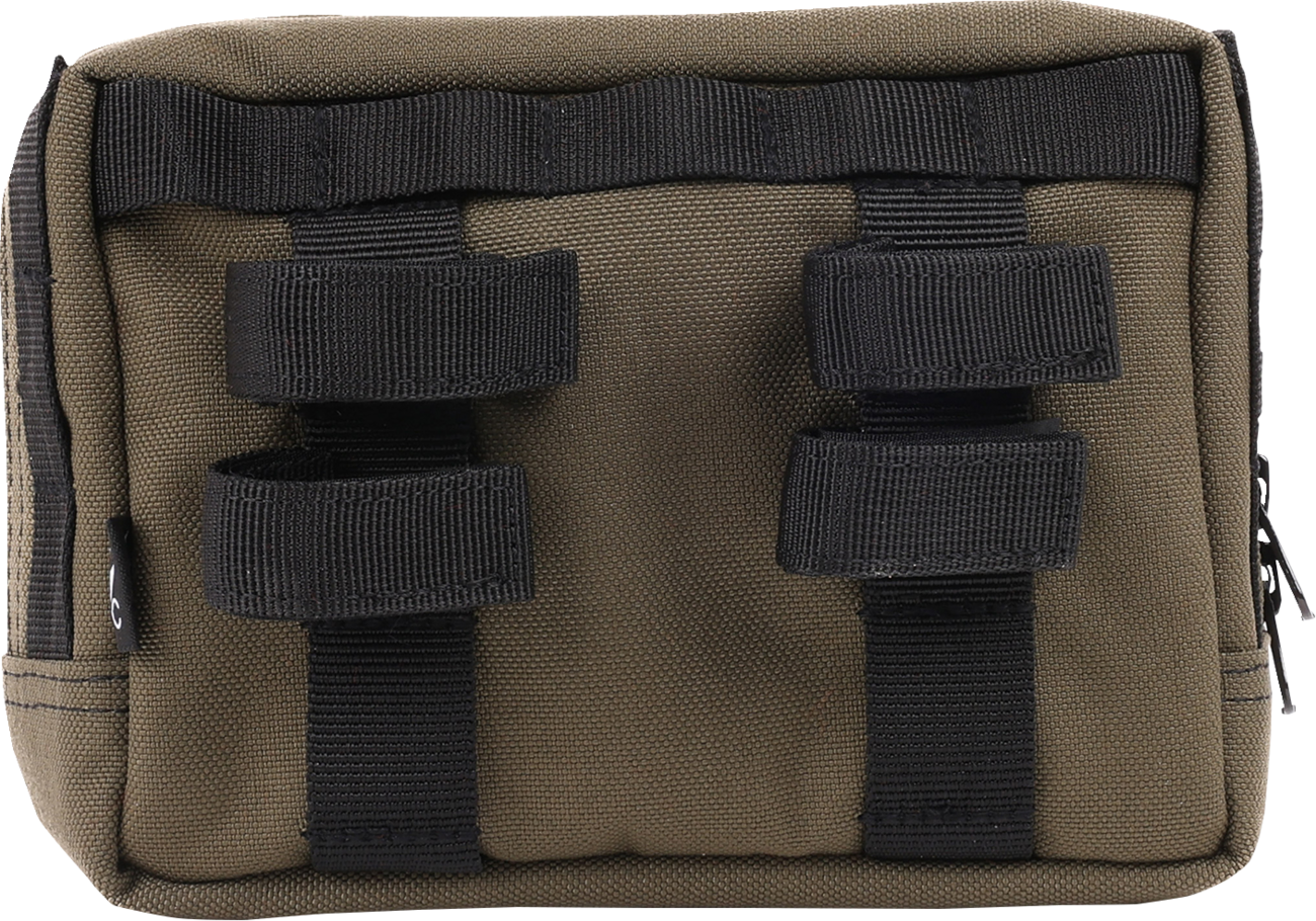 Thrashin Supply Green Motorcycle Handlebar Storage Bag Harley Davidson THB-0007