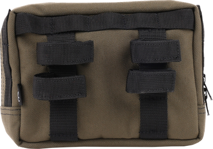 Thrashin Supply Green Motorcycle Handlebar Storage Bag Harley Davidson THB-0007