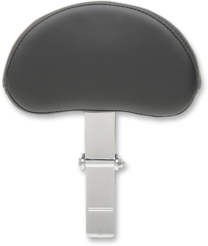 Drag Specialties Small Black Ez Glide II Leather Low Profile Seat Backrest