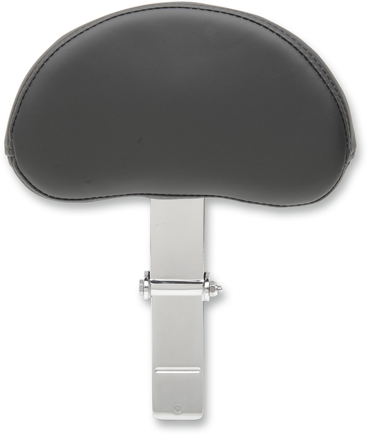 Drag Specialties Small Black Ez Glide II Leather Low Profile Seat Backrest