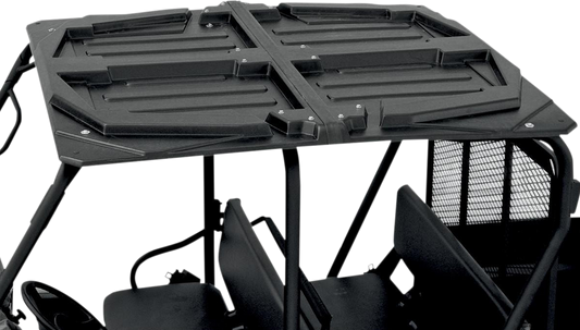 Moose Utility Black 3 Piece Polyethylene UTV Roof 2010-2014 Polaris Ranger Crew
