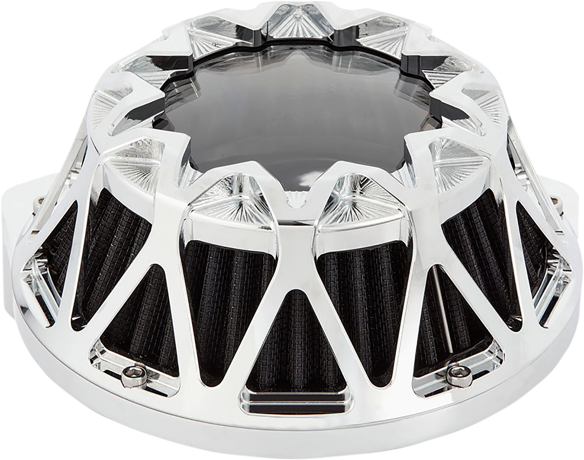 Arlen Ness Crossfire Chrome Air Cleaner Filter Kit for 2017-2024 Harley M8