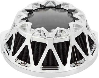 Arlen Ness Crossfire Chrome Air Cleaner Filter Kit 1991-2022 Harley Sportster