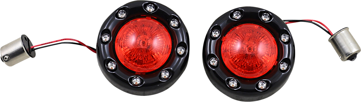 Custom Dynamics 1156 Rear Bullet Turn Signals 2000-2024 Harley Softail Touring