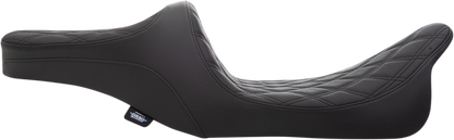 Drag Specialties Predator III Black Diamond Seat Fits 1997-2007 Harley Touring
