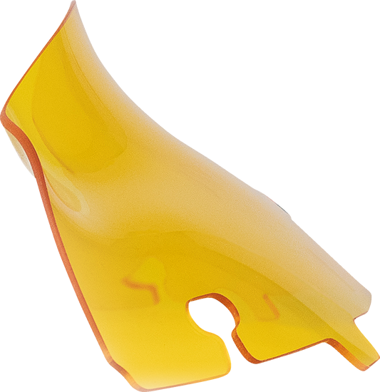 Klock Werks Kolor Flare 4" Yellow Windshield fits 2014-2023 Harley Touring FLHX