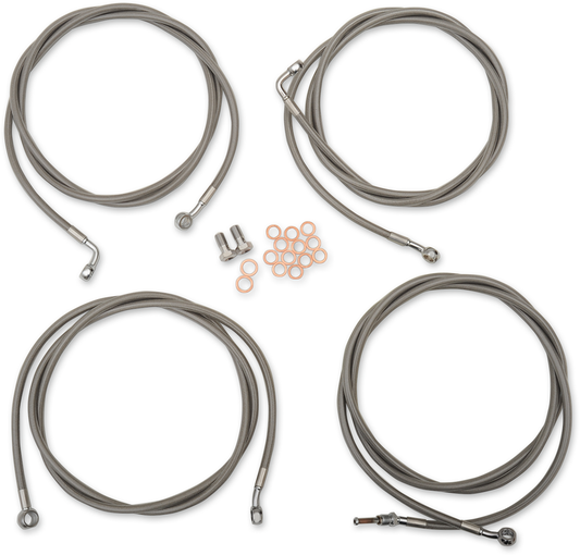 La Choppers Mini Ape Hanger Handlebar ABS Cable Kit 2017-20 Harley Touring FLHX