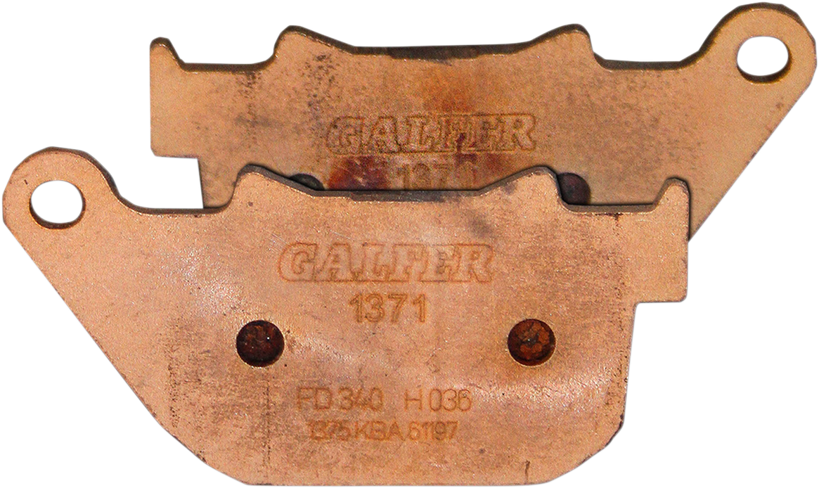 Galfer Sintered Rear Brake Pads for 2004-2013 Harley Sportster 1200 883 XLX XLN