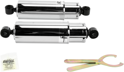 Progressive 412 Series Standard Rear Shocks w/ Cover 1991-2017 Harley Dyna FXD