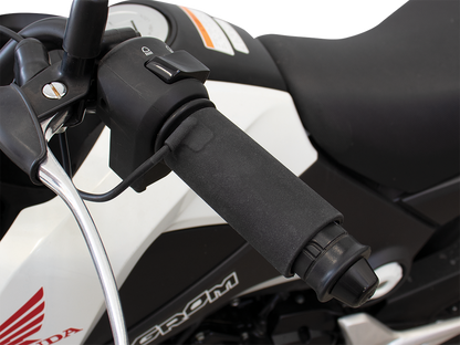 Koso X-Claw Universal Black Clip-On 12v Heated Handlebar Grips Street Offroad