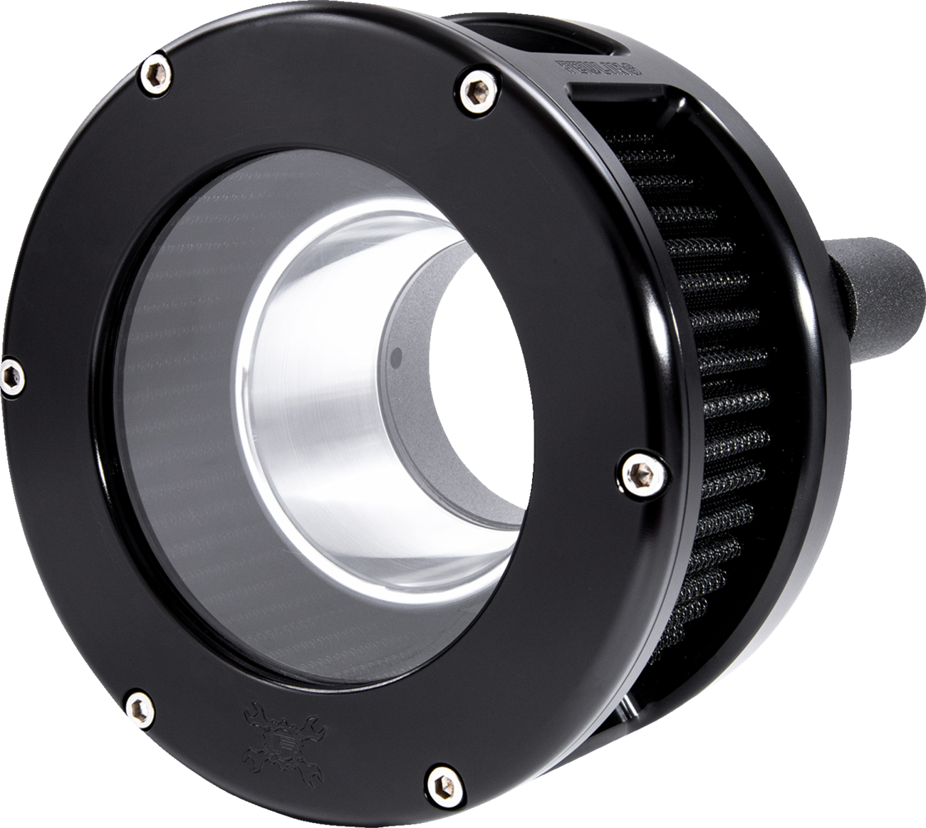 Feuling BA Series Clear Black Air Cleaner Kit 2017-2024 Harley Touring Softail