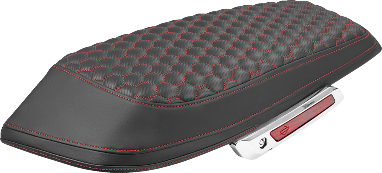 Saddlemen Red Carbon Honeycomb Saddlebag Lid Covers for 2023-2026 Harley Touring