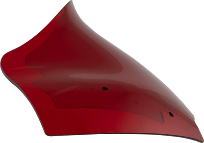 Klock Werks Kolor Flare 10" Red Windshield for 2023-2025 Harley Road Glide FLTR