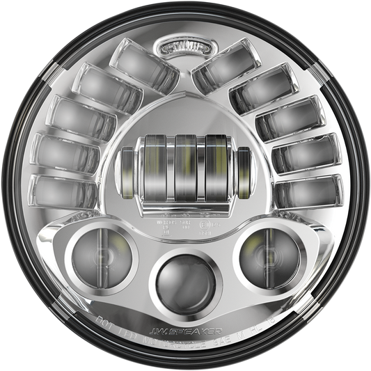 Custom Dynamics 7" Chrome Probeam Adaptive Pedestal Mount LED Headlight