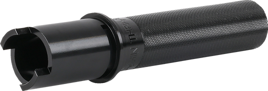 Thrashin Knurled Black Gen 2 TBW 1" Throttle Tube for 2023-2024 Harley Touring