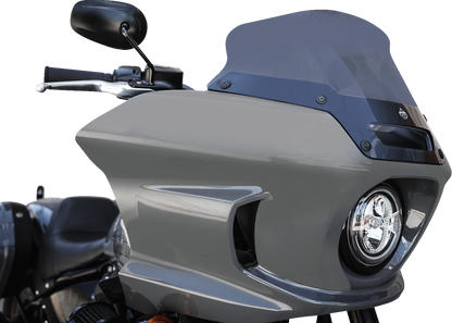 Klock Werks Flare 6" Dark Smoke Windshield for 2022-2024 Harley Low Rider ST