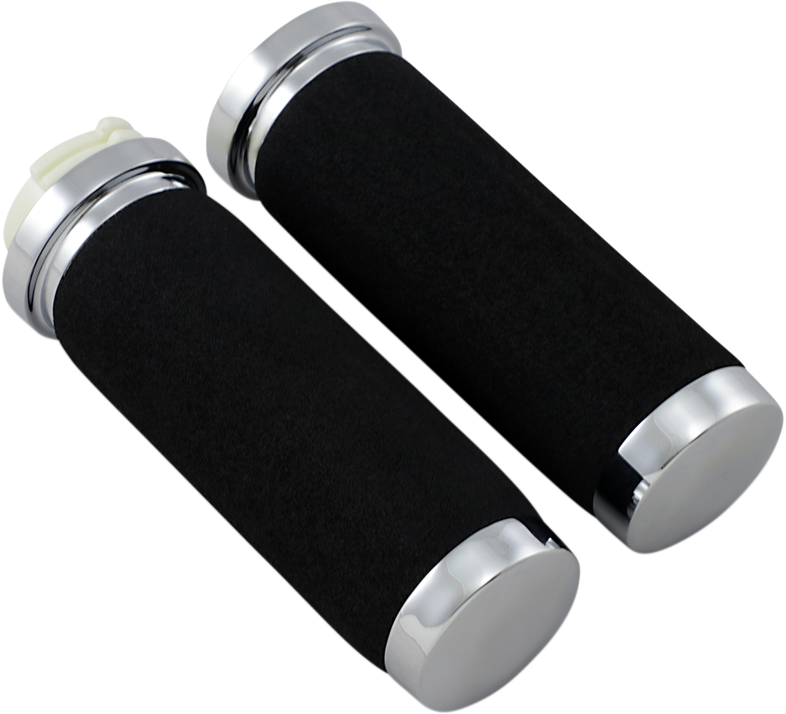 Drag Specialties Sundance 1" Handlebar Grips 1980-2022 Harley Dyna Softail