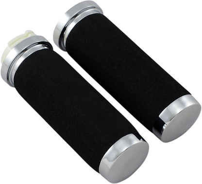 Drag Specialties Sundance 1" Handlebar Grips 1980-2022 Harley Dyna Softail