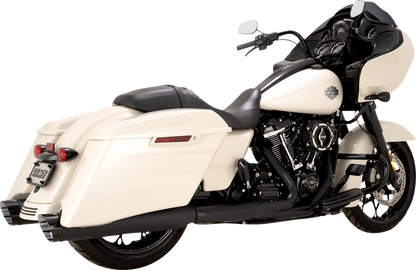 Vance & Hines Razorback 450 Black Slip On Mufflers for 2017-2025 Harley Touring