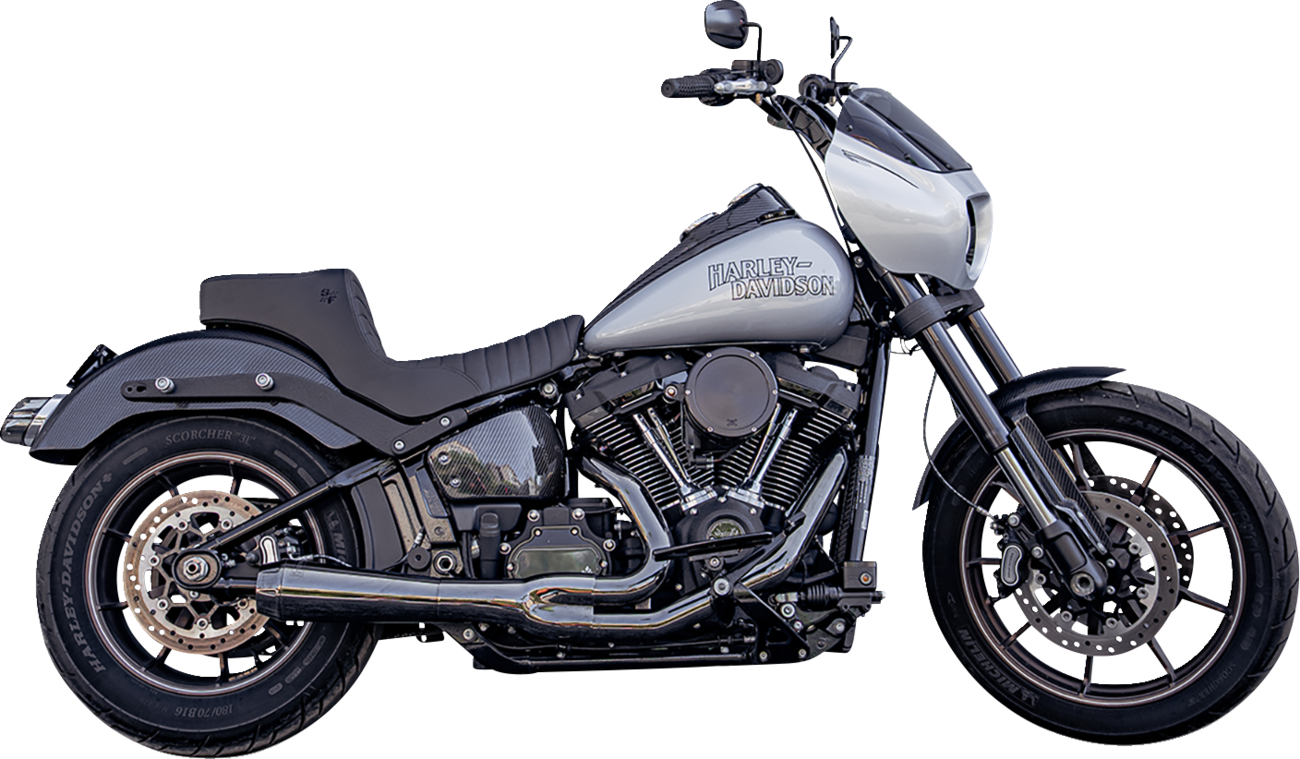 Slyfox Chariot Classic Stitch Seat fits 2018-2026 Harley Softail Low Rider FXLR